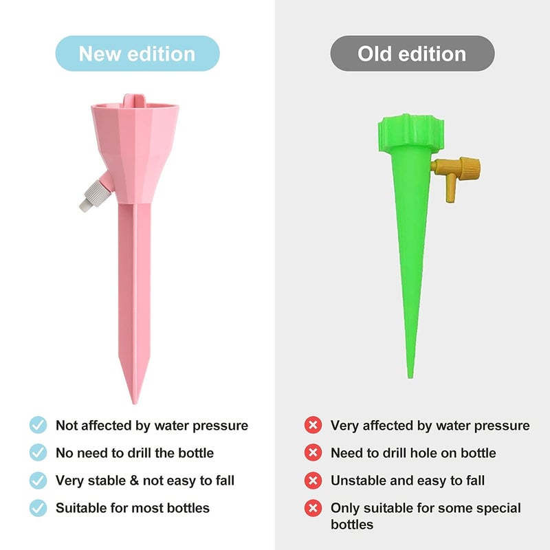 Wonglea New Upgraded Plant Self Watering Spikes,Adjustable Plant Watering Devices with Slow Release Control Switch Water Dripper,Watering Planter Insert,Automatic Plant Waterer for Vacations (3) - Image 4